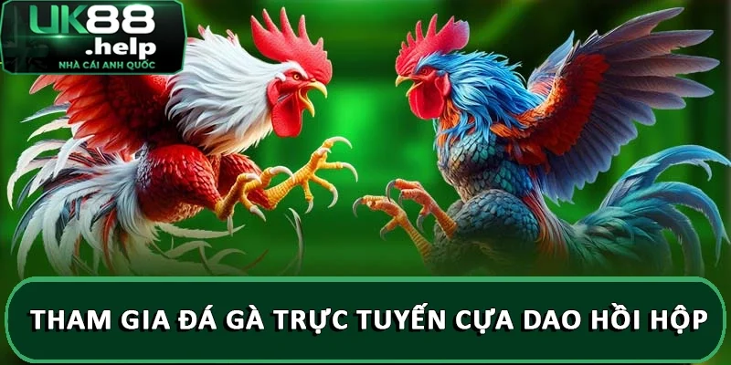 Nhà cái đá gà UK88 uy tín và đáng để trải nghiệm 4 Tham gia đá gà trực tuyến cựa dao hồi hộp
